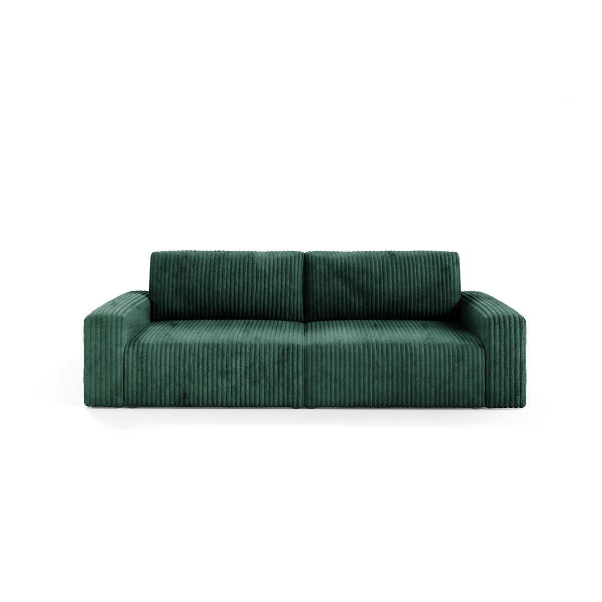 SOFA Angela 3 Sitzplätze Tannengrün - Grün, Holz (252/86/105cm) - Petits-meubles