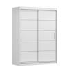 SCHIEBETÜRENSCHRANK - Lara 06 - Weiß - Weiß, Holzwerkstoff/Metall (150/200/61cm) - Möblo