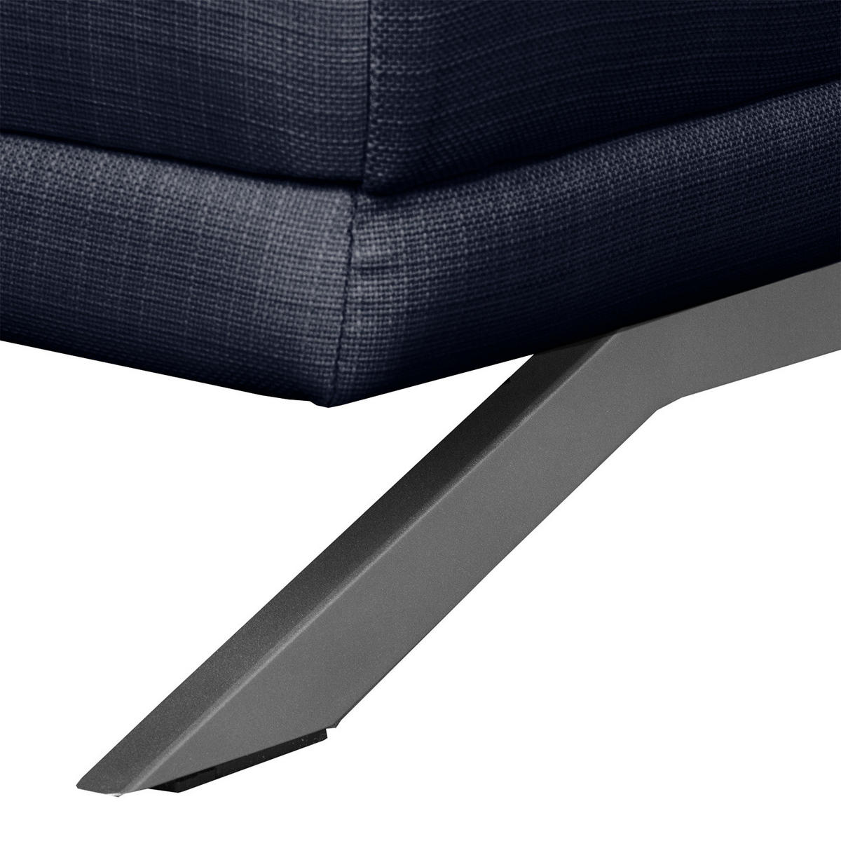 SESSEL - Strukturstoff - Dunkelblau, Textil (121/81/89cm) - home24