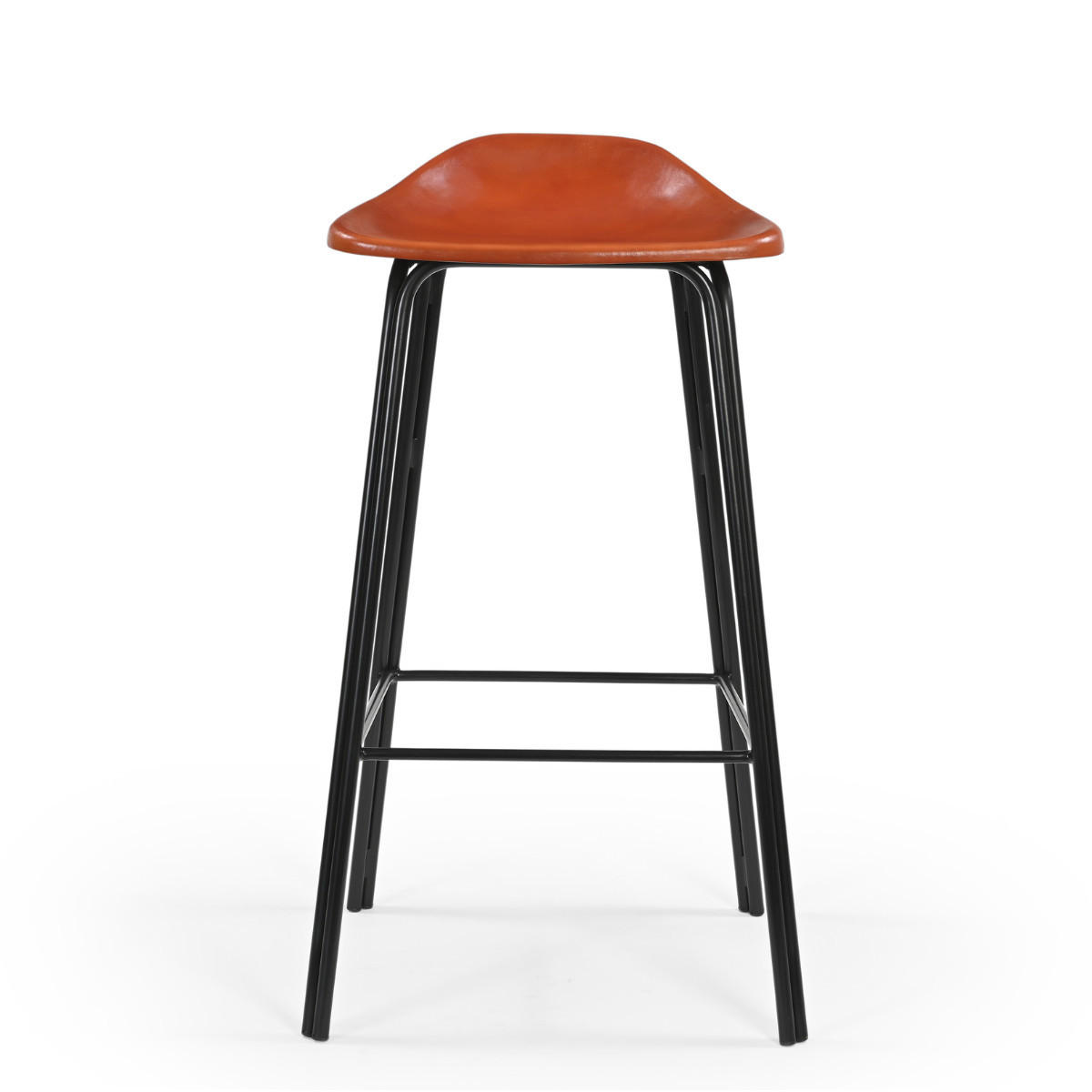 BARHOCKER aus Leder - rockie 46/43/82 cm - Braun, Leder (43/82/46cm) - Signature