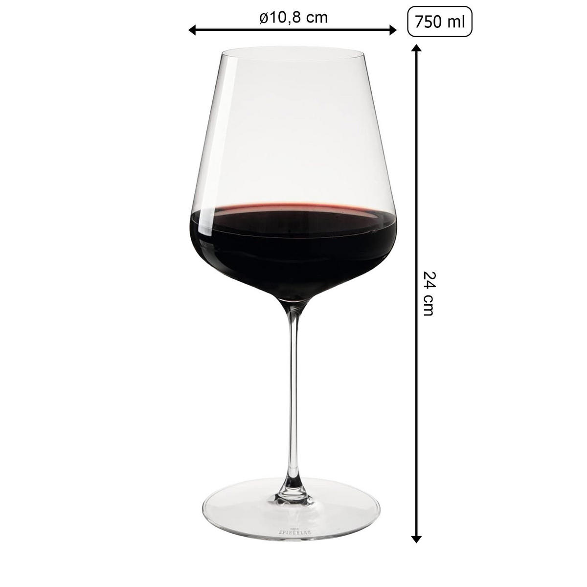 BORDEAUXGLÄSER Definition transparent 750 ml 2er Set - Transparent, Glas (0.75L) - Spiegelau
