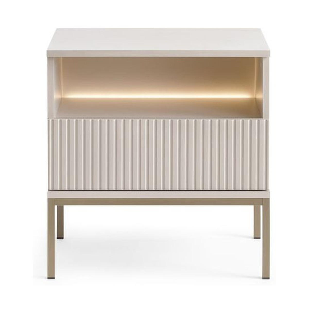 NACHTTISCH – S54 – 54 cm – Sento – Kaschmir - Kaschmir, Holzwerkstoff (54/56/39cm) - hi-markt