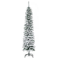 KÜNSTLICHER-WEIHNACHTSBAUM, 180 cm Christbaum mit 395 Spitzen für Weihnachten - Grün, Kunststoff (180cm) - HOMCOM