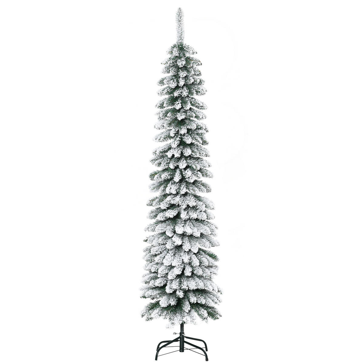 KÜNSTLICHER-WEIHNACHTSBAUM, 180 cm Christbaum mit 395 Spitzen für Weihnachten - Grün, Kunststoff (180cm) - HOMCOM