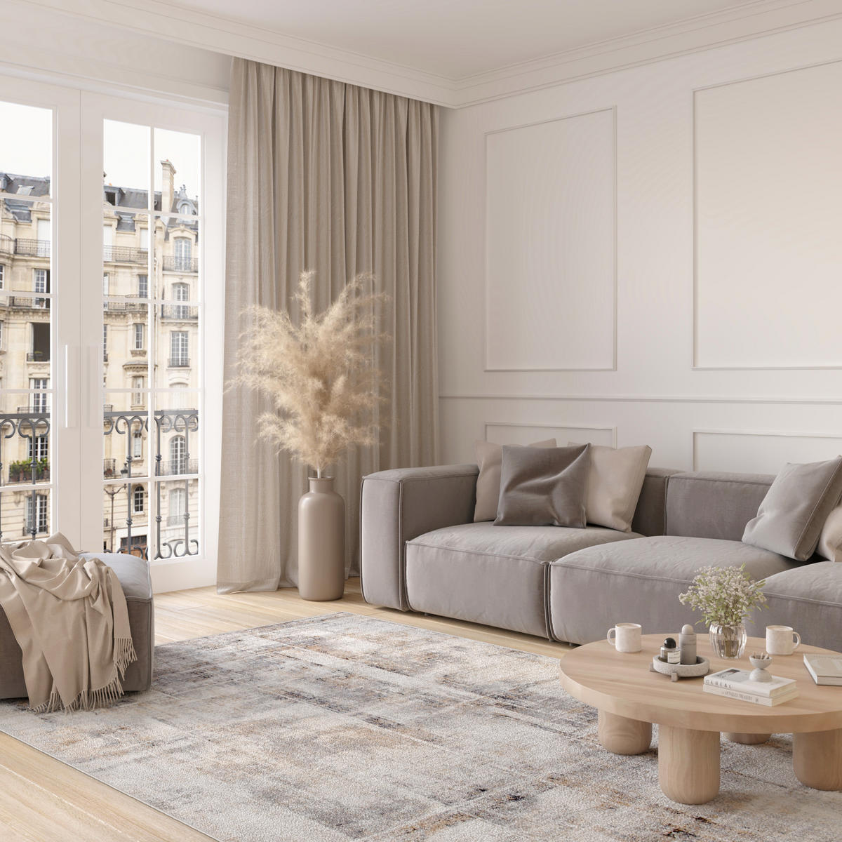 TEPPICH VALLEY Grau 200/300 cm - Grau, Textil (200/300cm) - Tapiso