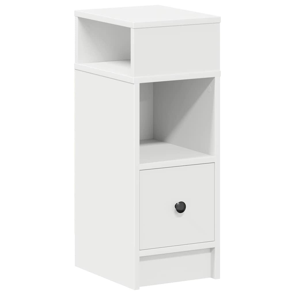 vidaXL Nachttisch Weiß 25x66x31 cm