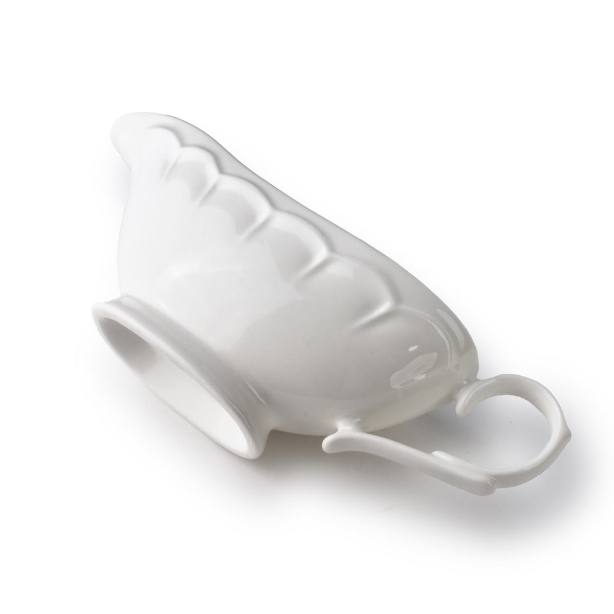 SAUCIERE Hella Weiß 22.4/18.5/7 cm Keramik - Weiß, Keramik (18.5cm) - Mondex