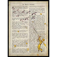 POSTER Der Kleine Prinz Vögel. A4 Rahmenlos - Klar, Papier (29.7/5/21cm) - Nacnic