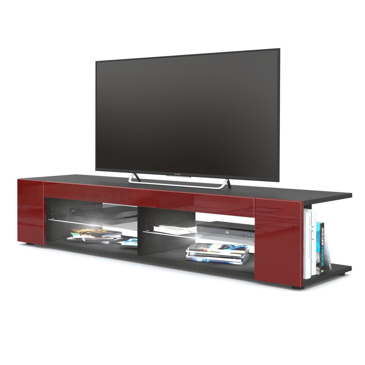 Vladon Lowboard Bordeaux 134.5x30.5x38.5 cm