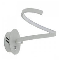 WANDLEUCHTE Looper, Weiß, 28cm - Weiß, Metall (22/26/28cm) - KOSILUM