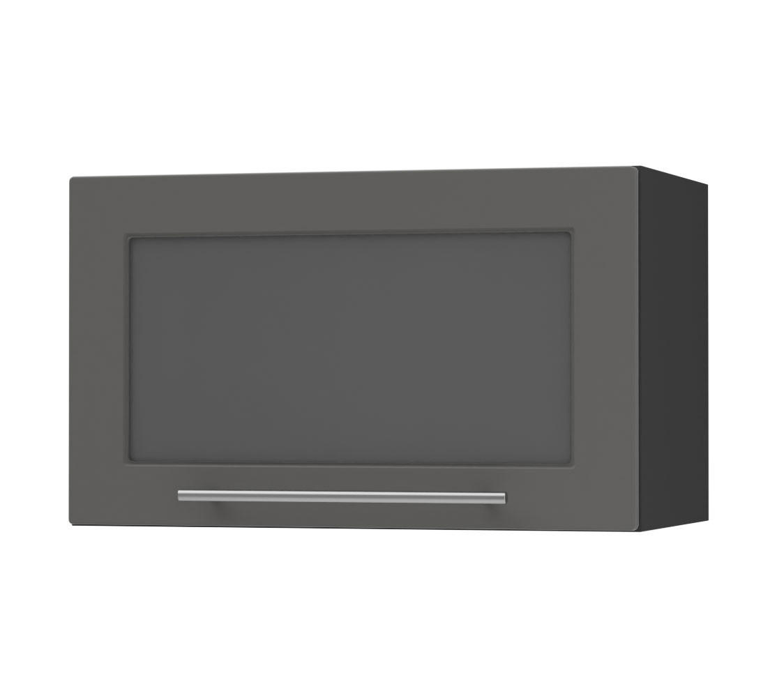 Feldmann-Wohnen Klapphängeschrank Graphit, Schwarz 60x36x32.5 cm