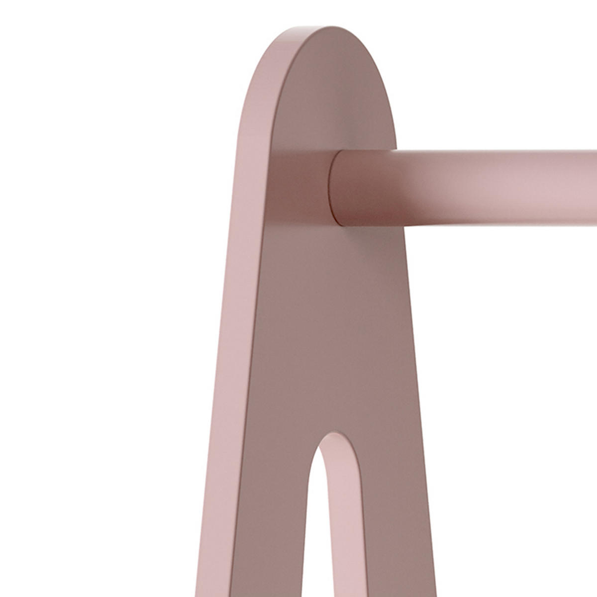 KINDERGARDEROBE Vestnes - Rosa/Weiß, Holzwerkstoff (77/114/30cm) - [en.casa]