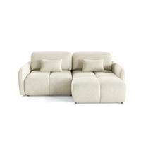 ECKSOFA Cremeweiß - Weiß, Holz (240/165cm) - Petits-meubles