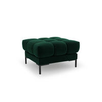 POUF Mamaia aus Samt flaschengrün - Grün, Textil (60/41/60cm) - Micadoni