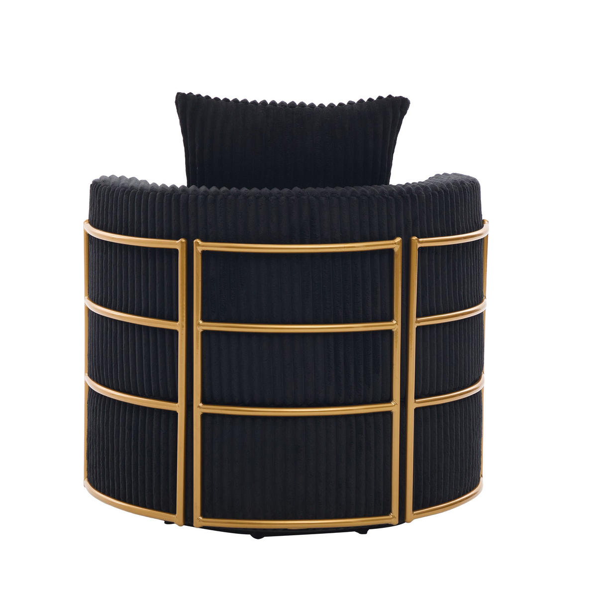 SESSEL 2er-Set 360° drehbar mit Stauraum, DE-42295, Schwarz - Schwarz, Textil (76/78/79cm) - ComfortXL