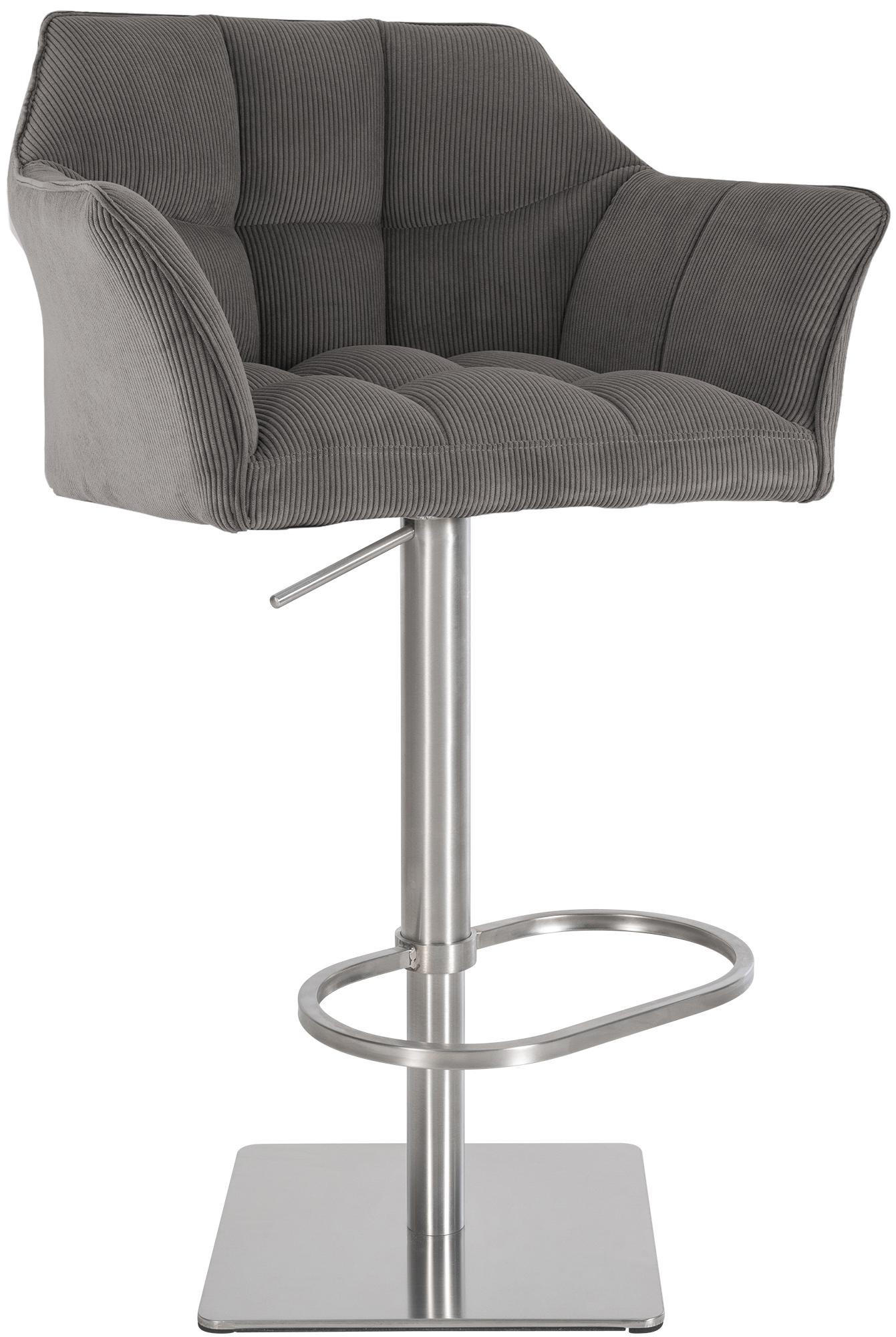 furnicato Barhocker Taupe 64x88x45 cm