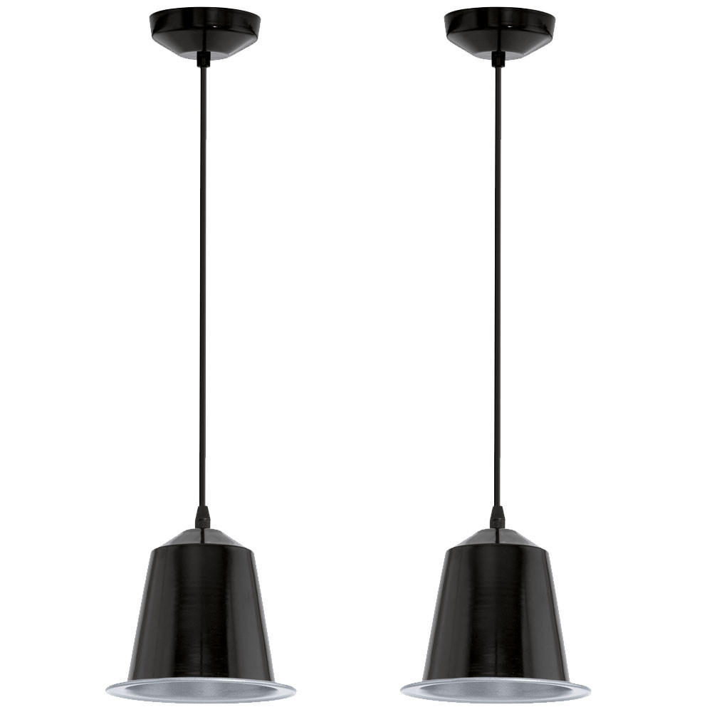 LED HÄNGELEUCHTE Ginosa Schwarz - Schwarz, Metall (17.5/17.5/110cm)