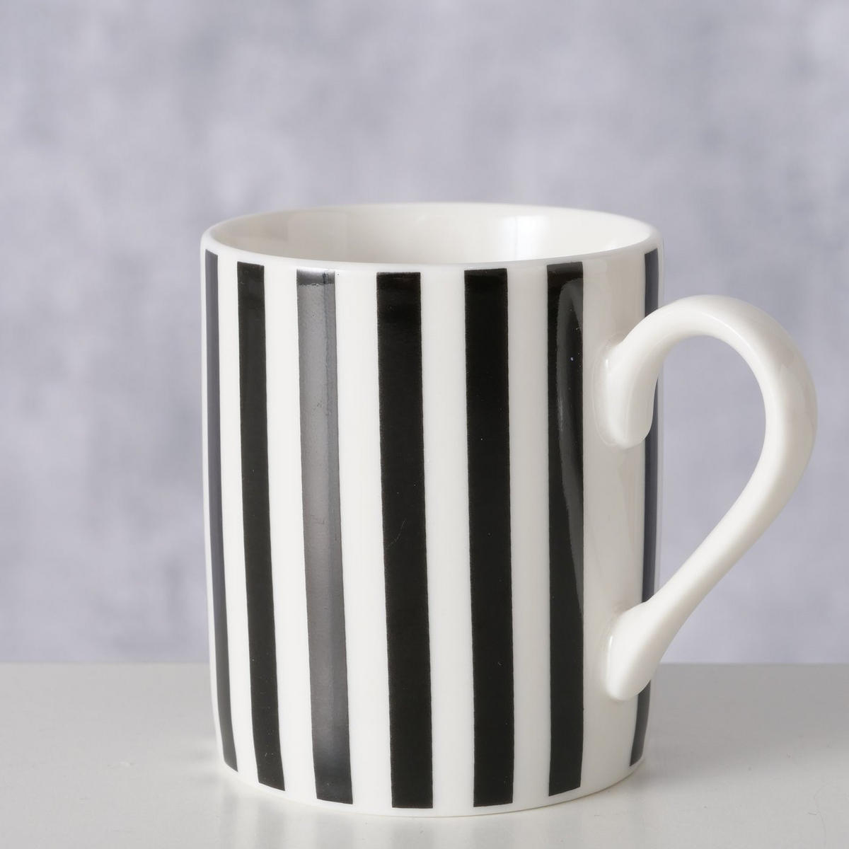 ESPRESSO-TASSE Soho Weiß 8,5/5,8/6 cm - Weiß, Keramik (0.1L) - Boltze Home