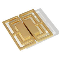 MÖBELGRIFF Gold 6er-Set - Orange, Metall (0.32/2/1cm)