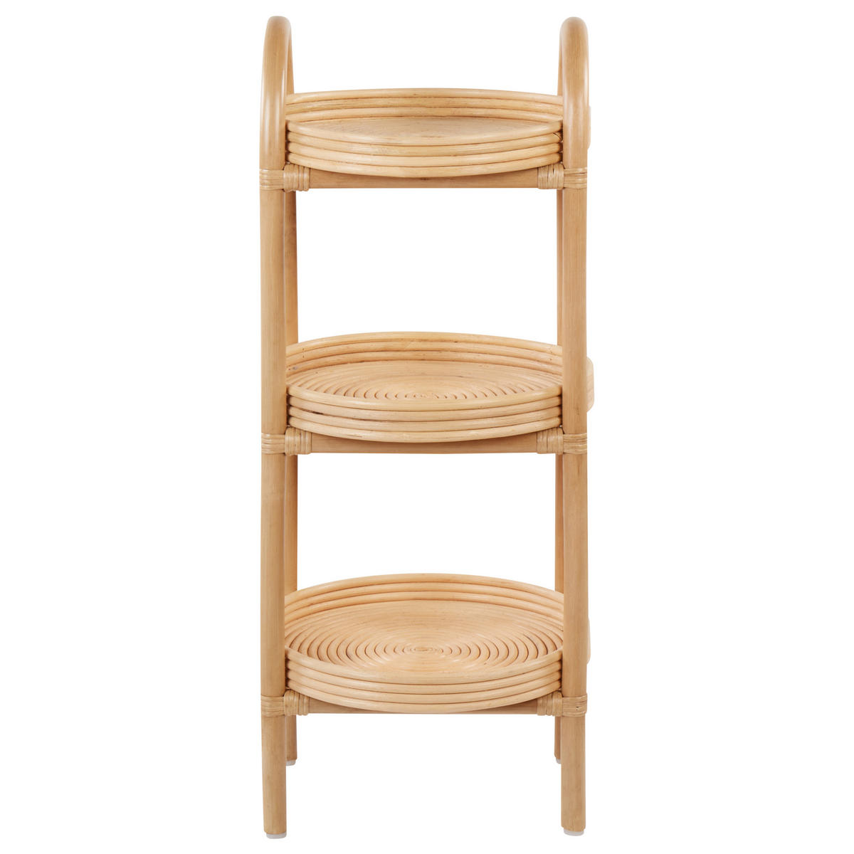 BEISTELLTISCH Naturfarben Troolie - Naturfarben, Naturmaterialien (32/32/78cm) - Beliani
