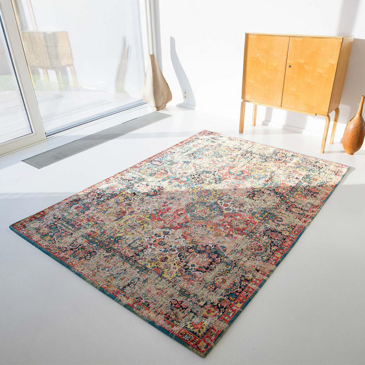 TEPPICH Janiserry Multi Antiquarian 140/200 cm - Multicolor, Textil (140/200cm) - Louis De Poortere