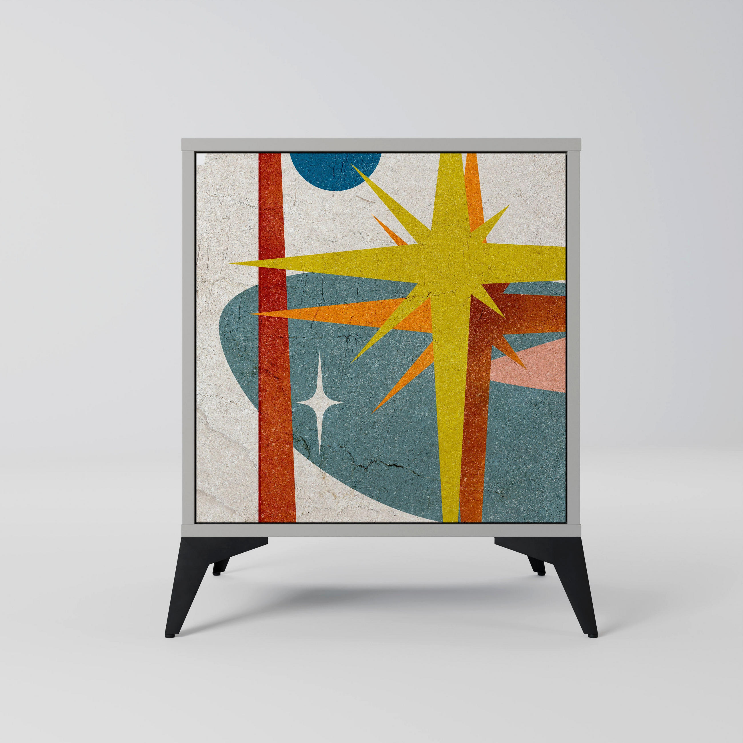 SpaceRebels Sideboard Grau 57.5x70.5x42 cm
