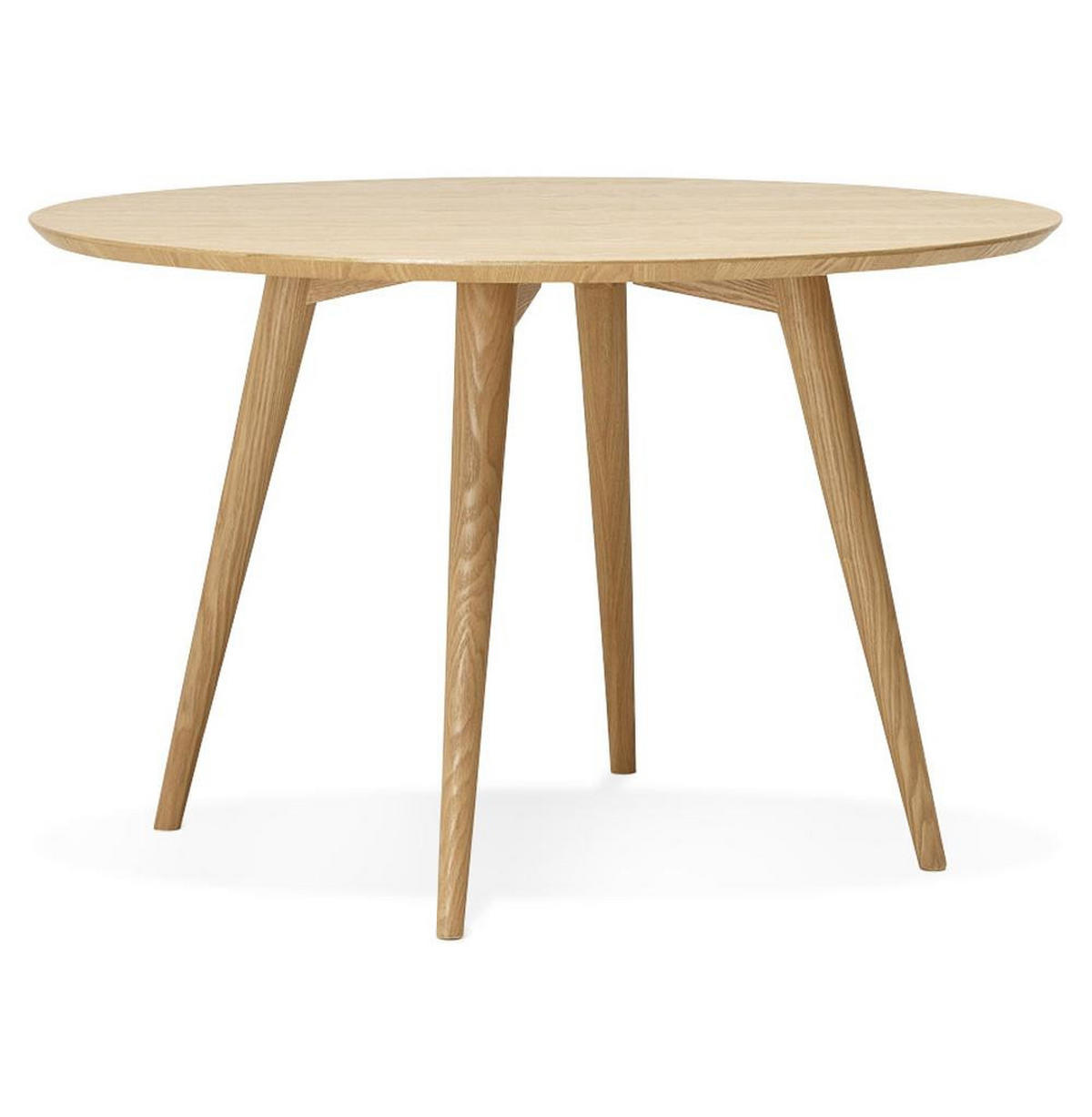 ESSTISCH Rund Holz Skandi-Stil Langlebig Ø120 LIRAXO, Beige 120x120x75 cm - Beige, Holz/Holzwerkstoff (120/120/75cm) - KADIMA DESIGN