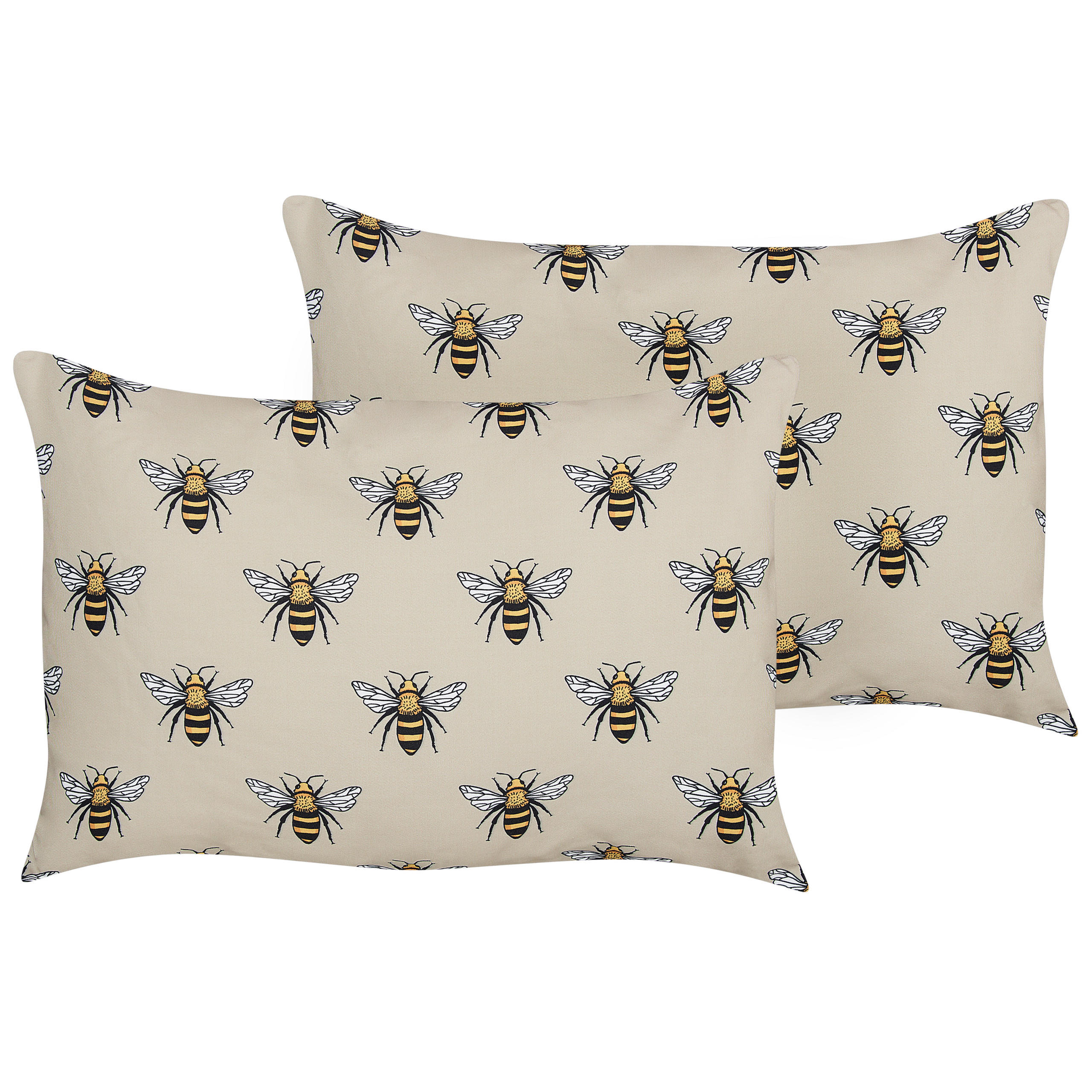 PERNA DE GRADINA set de 2 model cu albine bej 40/60 cm Canneto