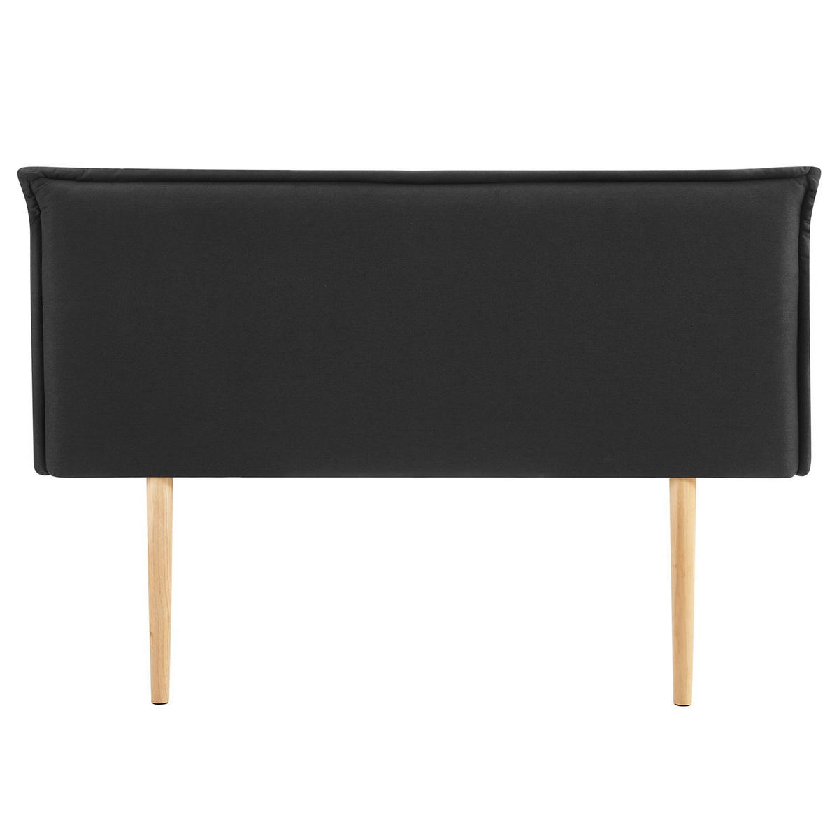 KOPFTEIL ISANDRE 140X190 CM - Schwarz, Textil (142/99/7cm) - IDIMEX