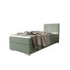 BOXBETT ZILANO 1 mit Matratze H3 und Topper 80x200 Cosmic 16 - Grün, Holz/Textil (80/200cm) - Bedante