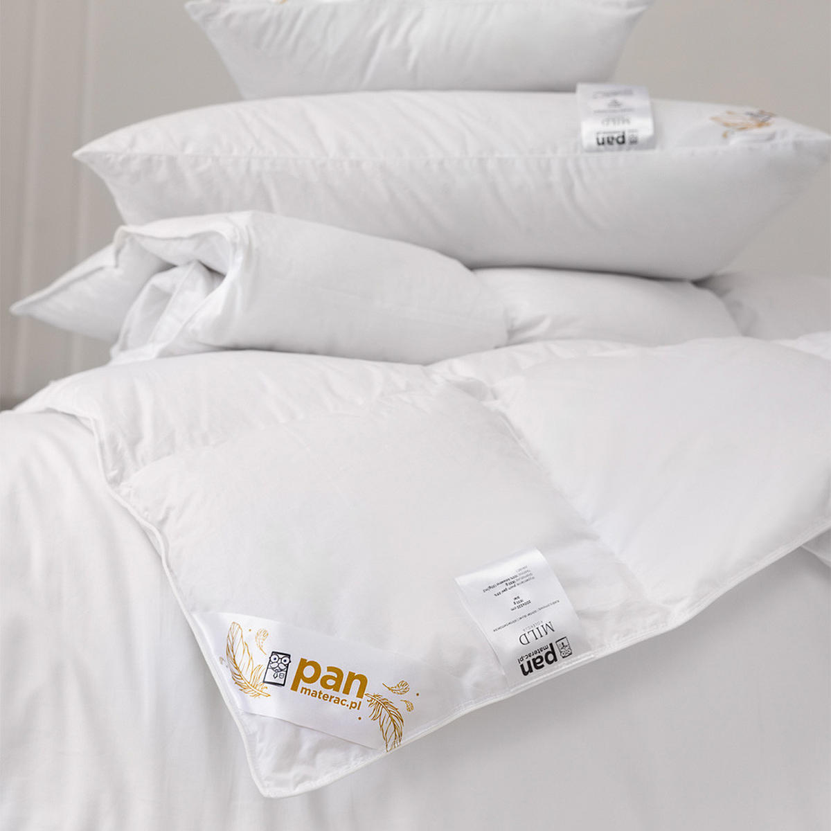 DAUNENDECKE Mild Winter - Weiß, Textil (200/220cm) - Mr Mattress