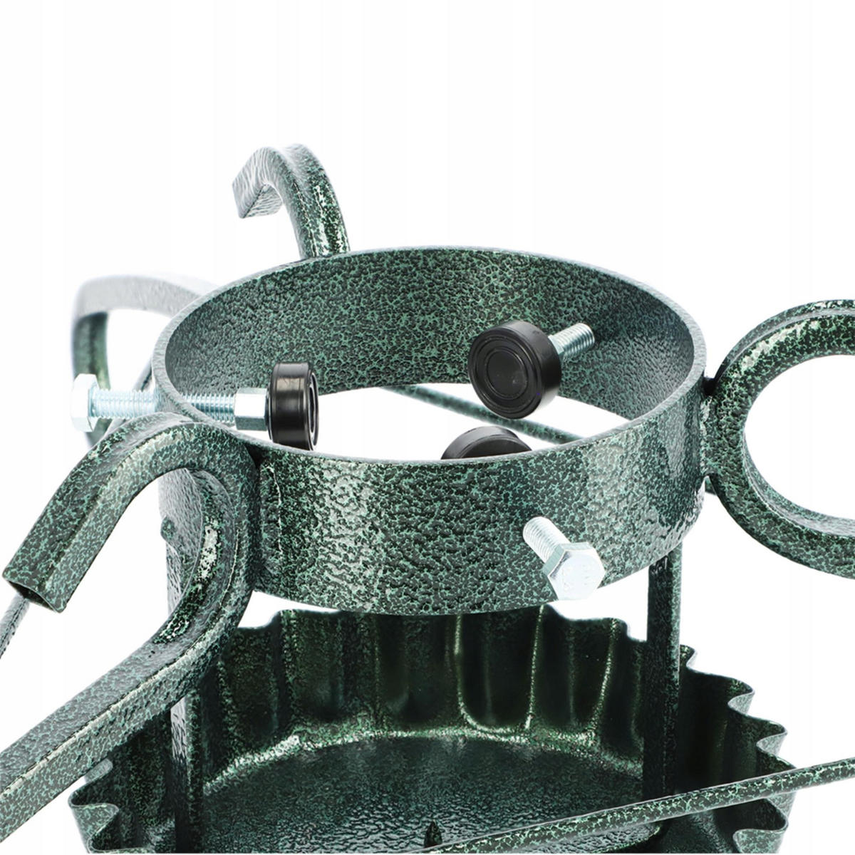 WEIHNACHTSBAUMSTÄNDER aus Stahl 61 cm, grün - Grün, Kunststoff/Metall (19.5cm) - KADAX