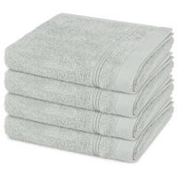 HANDTUCH Rubin 4er-Set - Hellgrün, Textil (50/100cm) - Ross