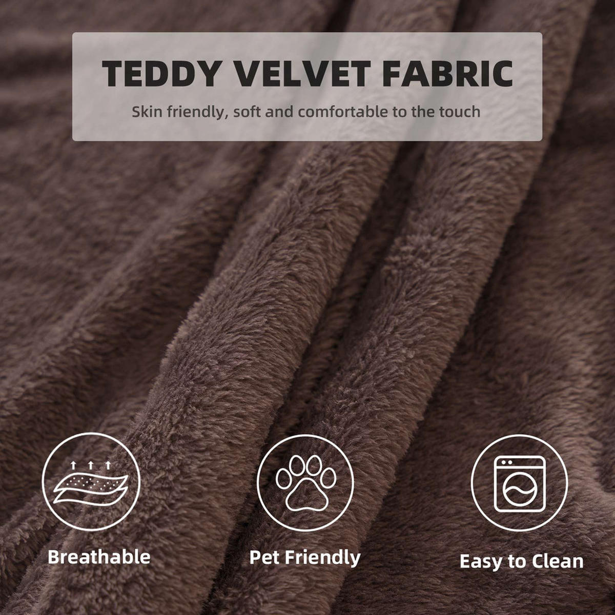 SITZSACK für Erwachsene Indoor 130x120cm Bequemes Bodenkissen groß - Braun, Textil (120/28/130cm) - Raelunyi
