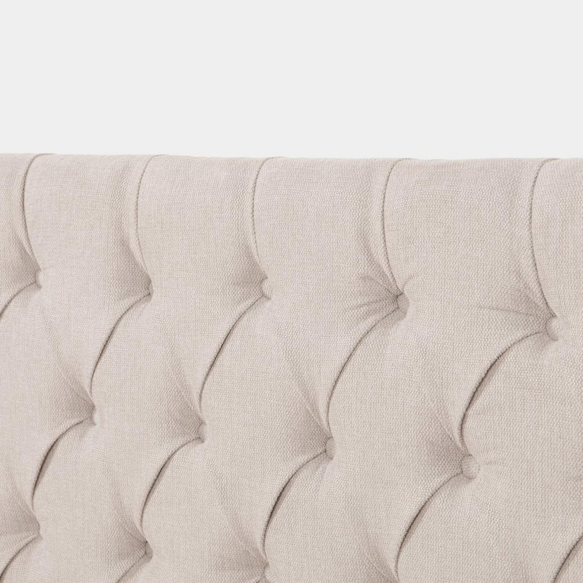 KOPFTEIL DOPPELTES Amber Beige 165 cm x 120 cm - Beige, Textil (165/7cm) - Klast Home