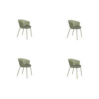 ESSZIMMERSTUHL Jessica - Grün - 54.5/59/80.5 cm - 4er-Set - Grün, Kunststoff (59/80.5/54.5cm)