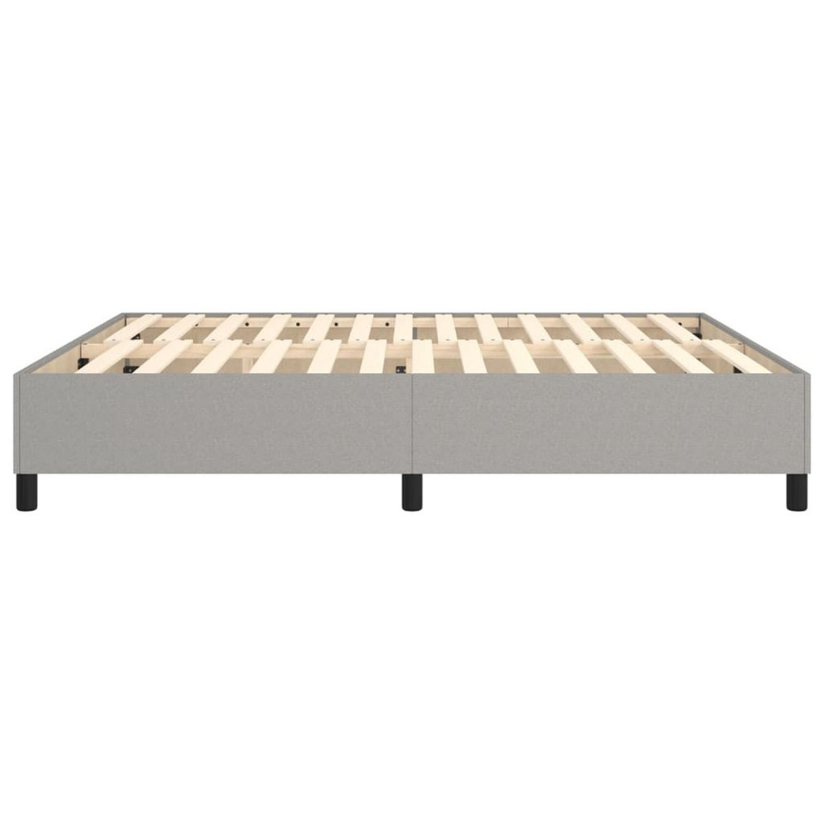 POLSTERBETT Rabanal 180/203 cm - Hellgrau, Holzwerkstoff (180/200cm) - Nettlife