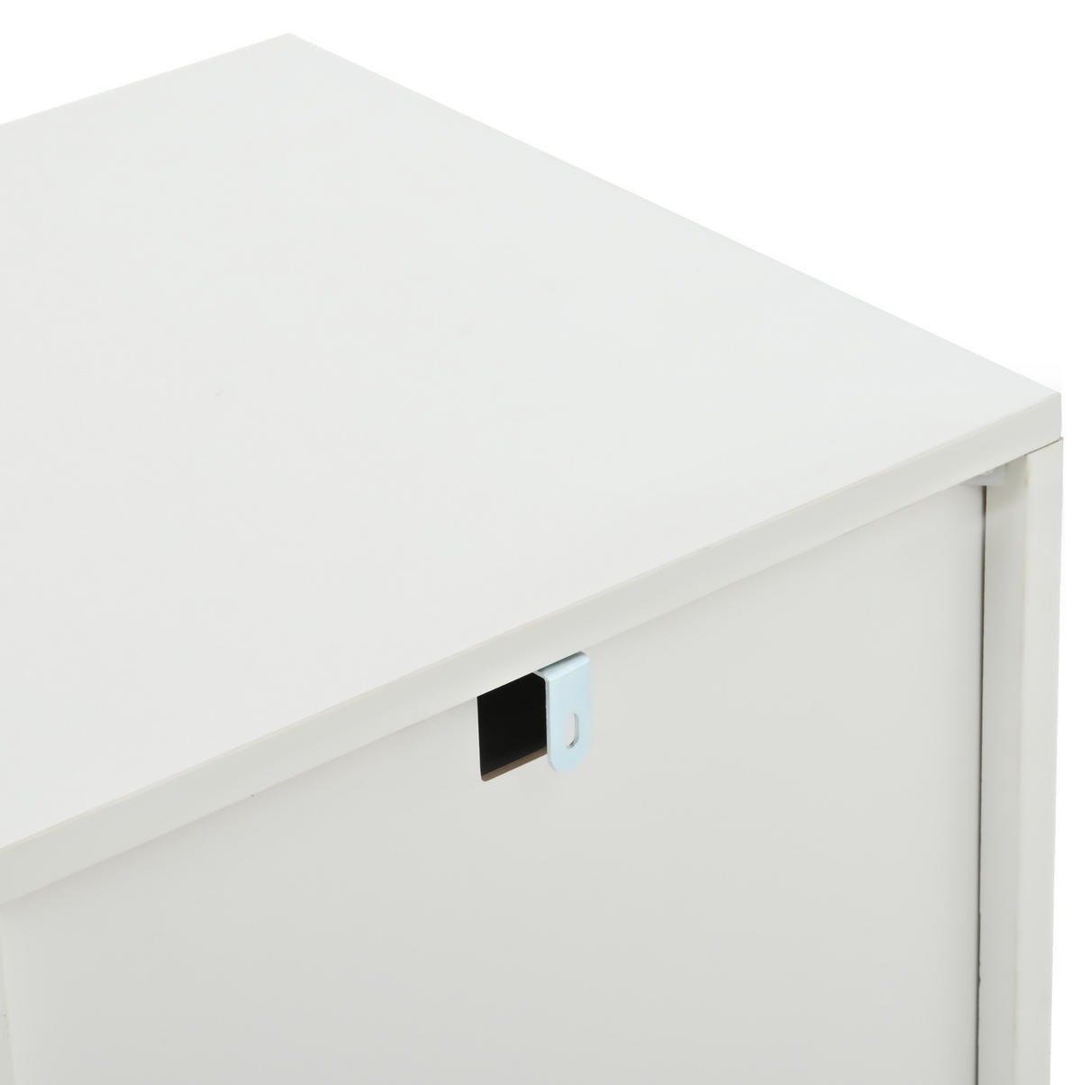 SIDEBOARD 140/35/82 cm Weiß/Natur aus Spanplatte mit 2 Schubladen und 4 Türen - Naturfarben, Holzwerkstoff (35/82/140cm) - OKMYHOME