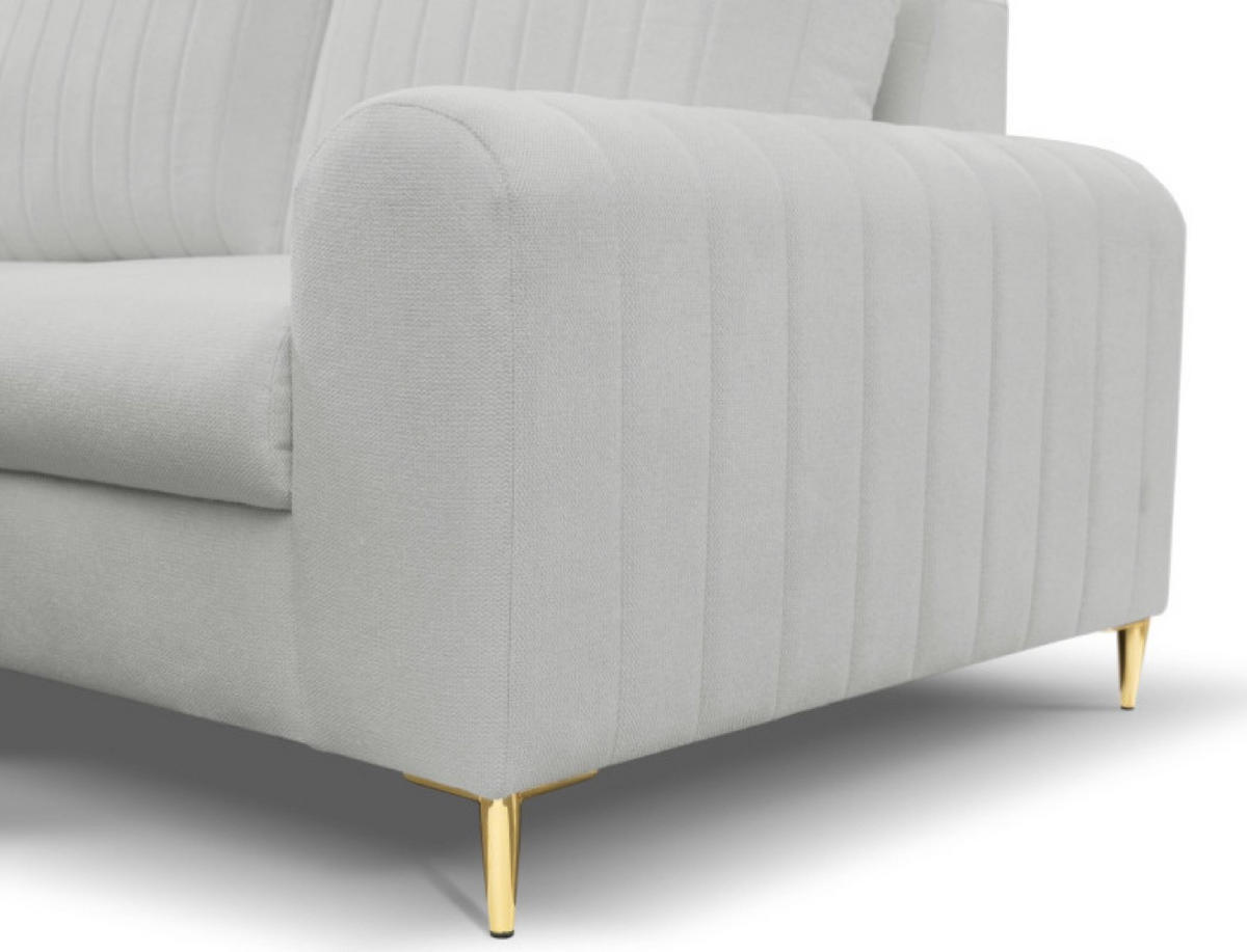 ECKSOFA Popiel Mango Mit Schlaffunktion Links - Grau, Textil (251/164cm) - Sepro Meble