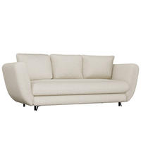 CANAPEÁ Bej, Negru 248/99/104 - bej/negru, compozit lemnos (248/99/104cm) - RAUMHIRSCH FURNITURE