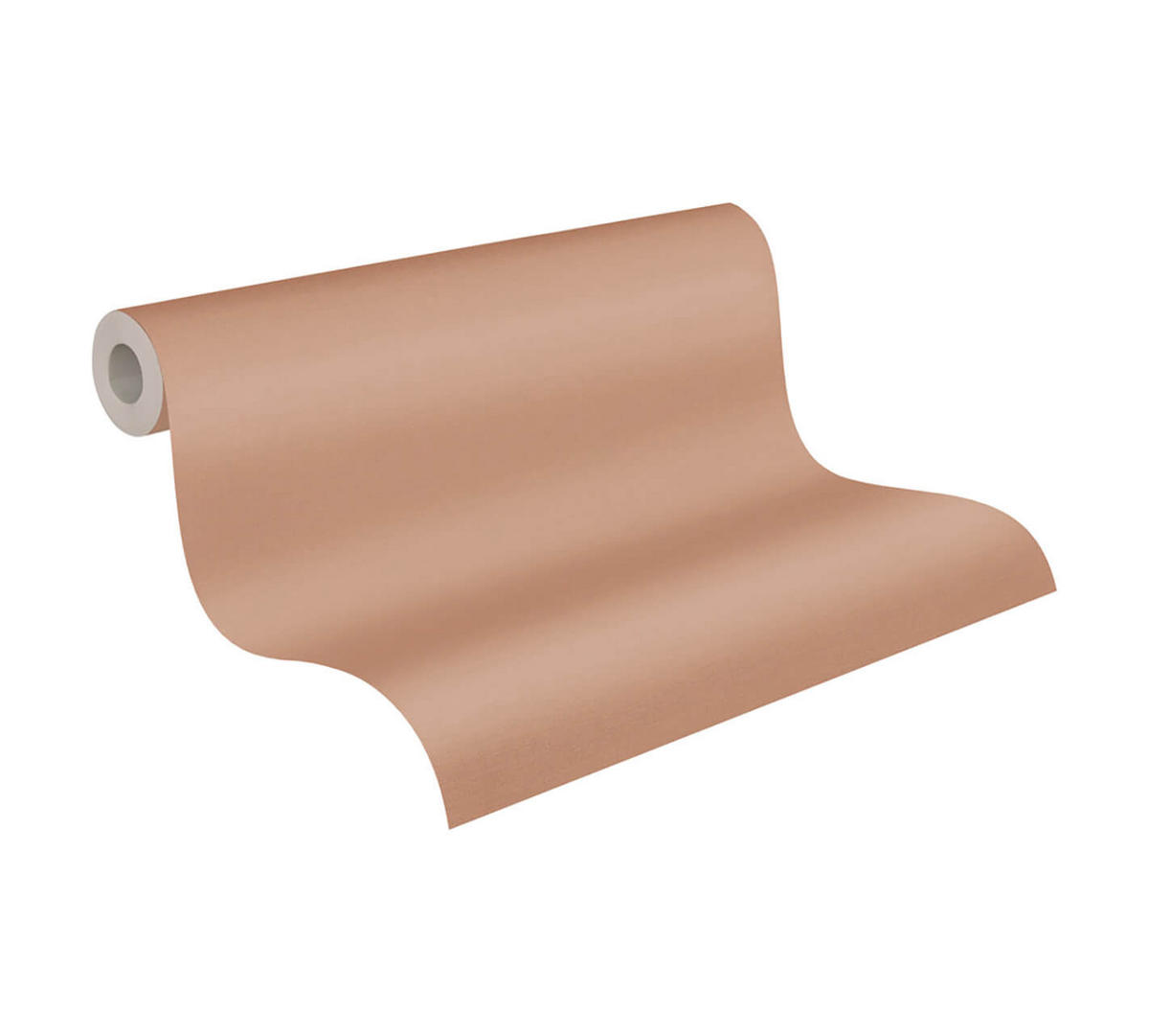 VLIESTAPETE Kupfer 53/1005 cm - Kupferfarben, Textil (53/1cm) - KUNSTLOFT