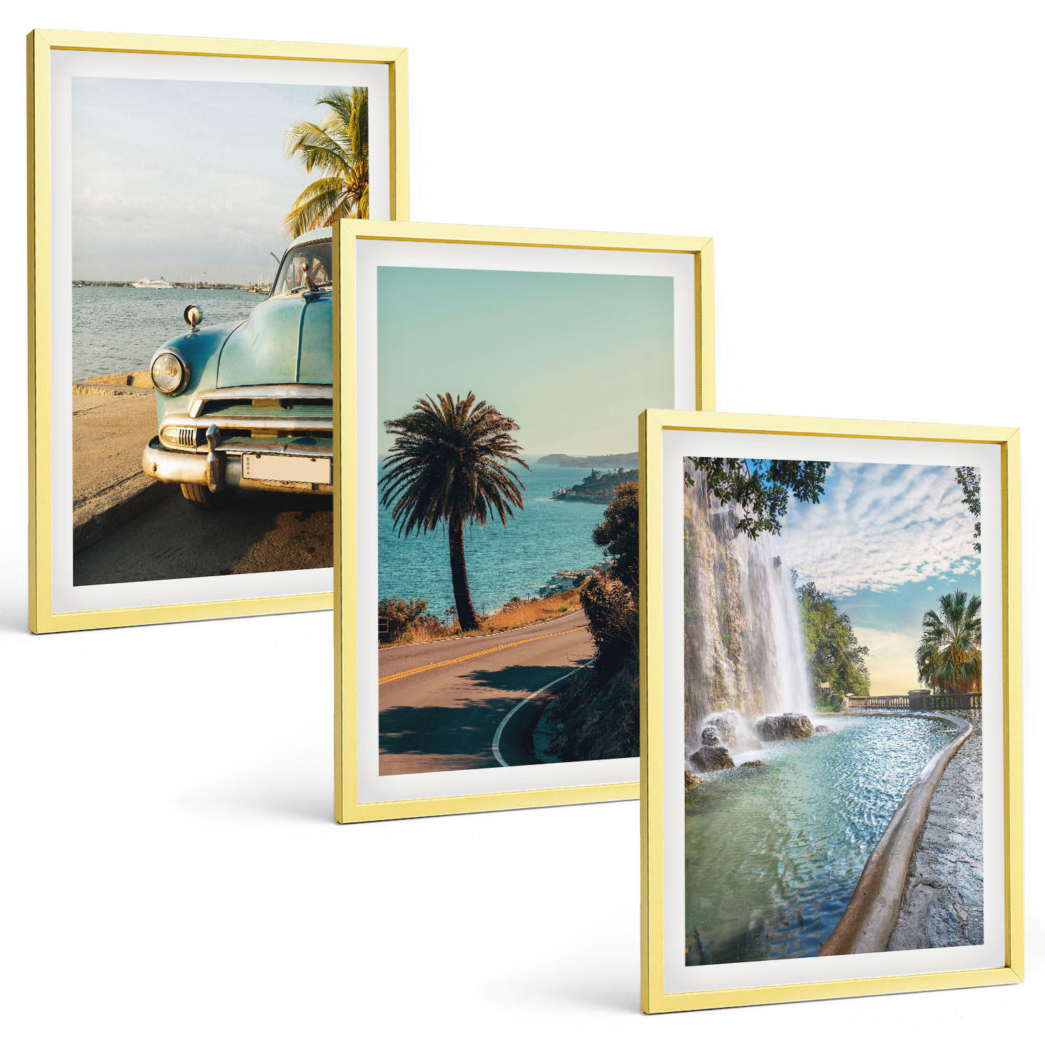 Tulup Bilder Gold 40x60 cm