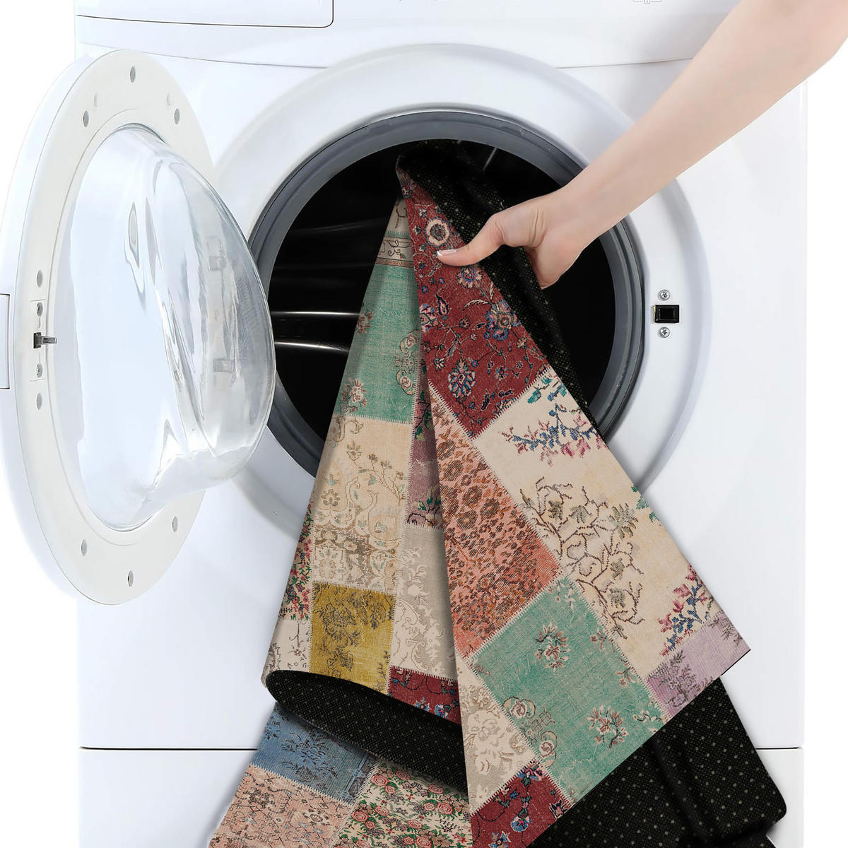 TEPPICH Afra 200/300 cm - Multicolor, Textil (200/300cm) - Bamyum