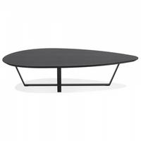 LOUNGETISCH Schwarz 140x80x33 cm - Schwarz, Holz (140/80/30cm) - AlterEgo