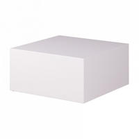 COUCHTISCH Weiß Hochglanz Quadratisch 60x60x30cm MDF Würfelform - Weiß, Holzwerkstoff (60/60/30cm) - KADIMA DESIGN