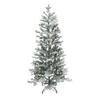 WEIHNACHTSBAUM künstlich 180 cm, 1450 PE-Spitzen, Metallständer - Grün, Kunststoff (107/180cm) - Hometopia