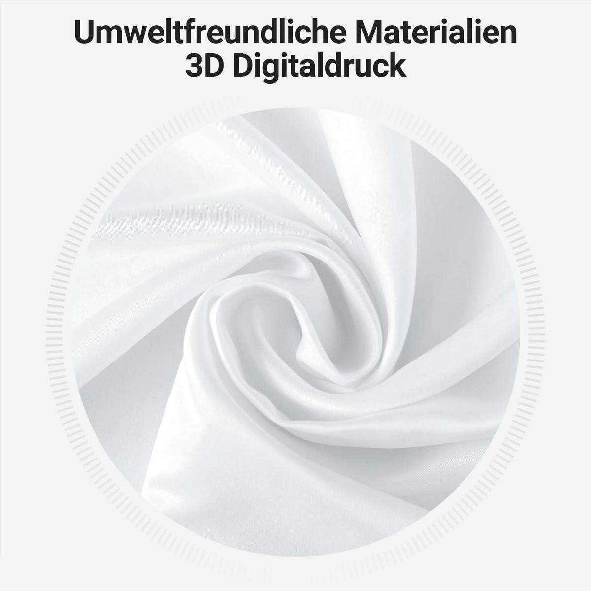 DUSCHVORHANG 180 x 180 cm Textil mit Blumenmotiv und Haken - Grün, Textil (180/180cm)