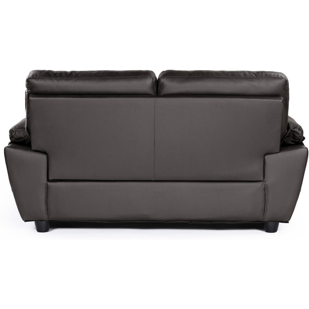 EINZELSOFA - "Dallas" - 169 x 88 x 90 cm - 2-Sitzer - Schokolade - Braun, Textil (88/90/169cm) - Habitat Garten