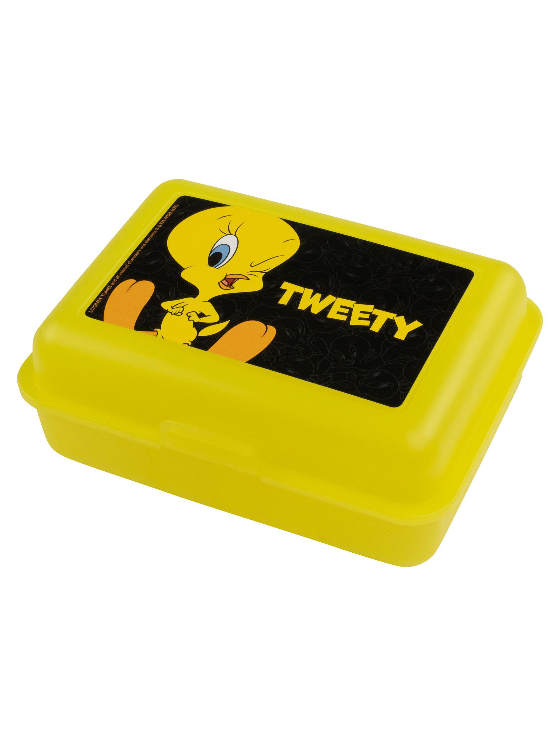 BROTDOSE Looney Tunes Tweety Gelb 17,5 x 12,8 x 6,9 cm - Gelb, Kunststoff (17.5/6.9/12.8cm) - Looney Tunes