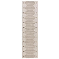 Outdoorteppich Kaleo Cream/Beige 70x200 cm - Creme, Kunststoff (70/200cm) - benuta